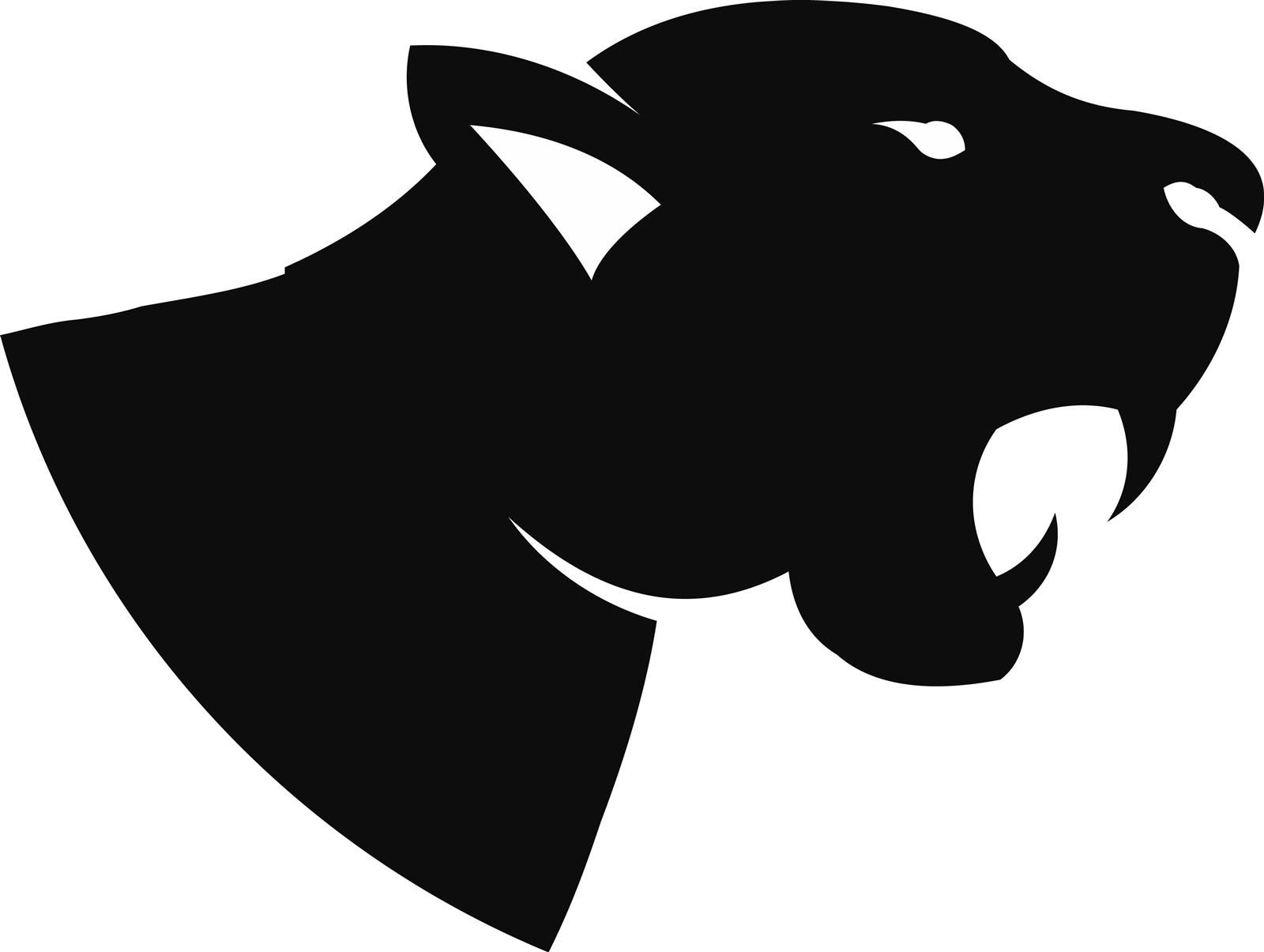  Black Panther Roaring  Side Profile